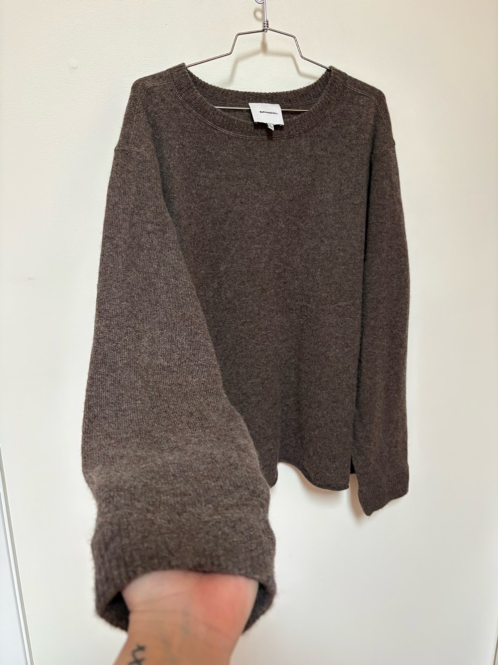 NWOT Reformation Cashmere Boyfriend Sweater Size XL Women’s - Picture 10 of 16
